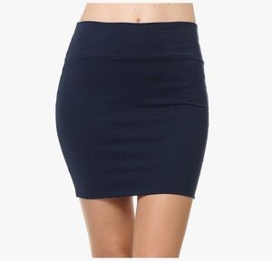 Classic Black Pencil Skirt